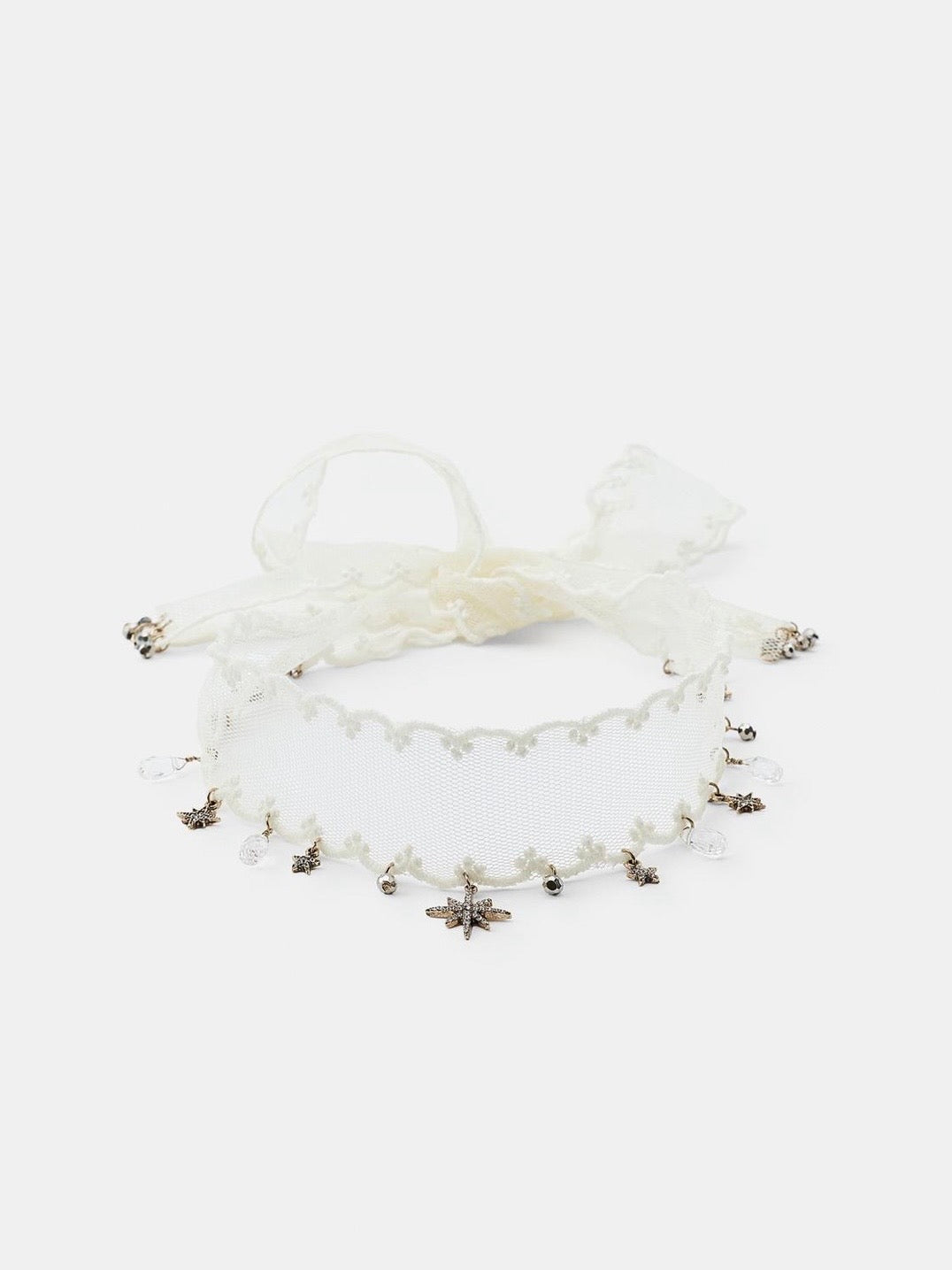 Tül Charm Choker Kadın Kolye