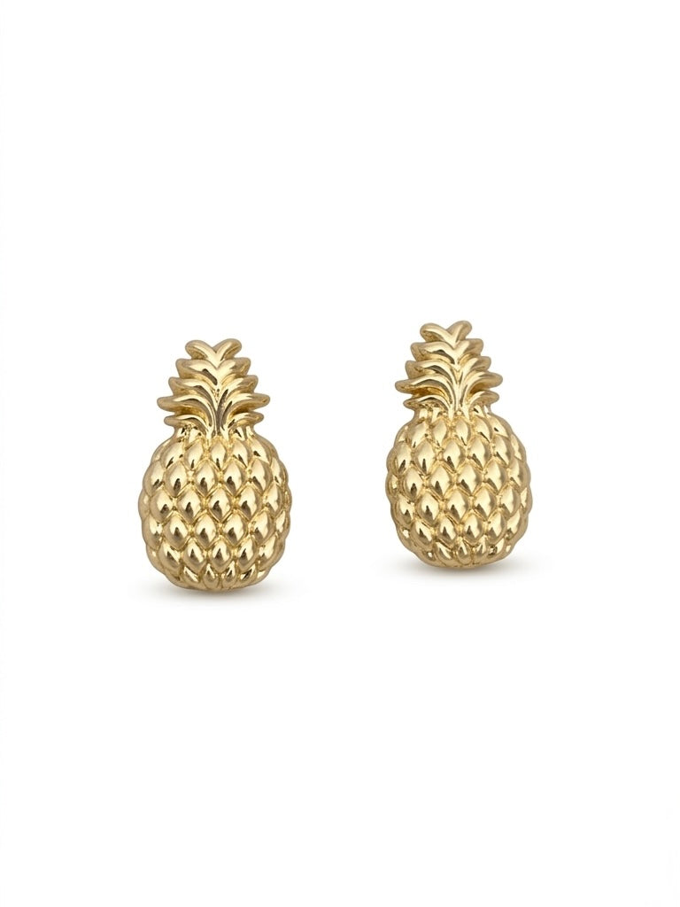 Ananas Gold Kadın Küpe