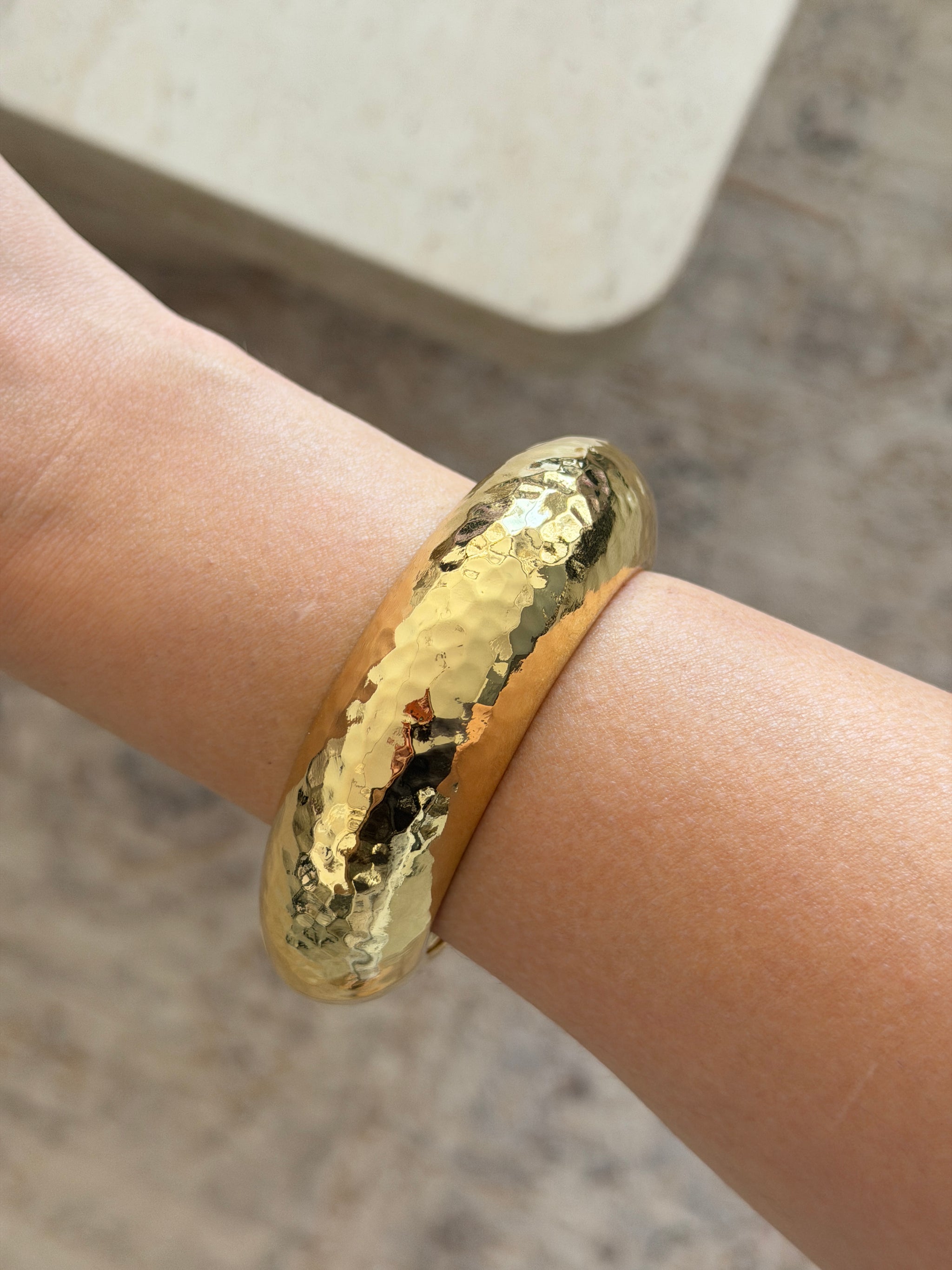 Kuyumcu Model Gold Kalın Kadın Bilezik