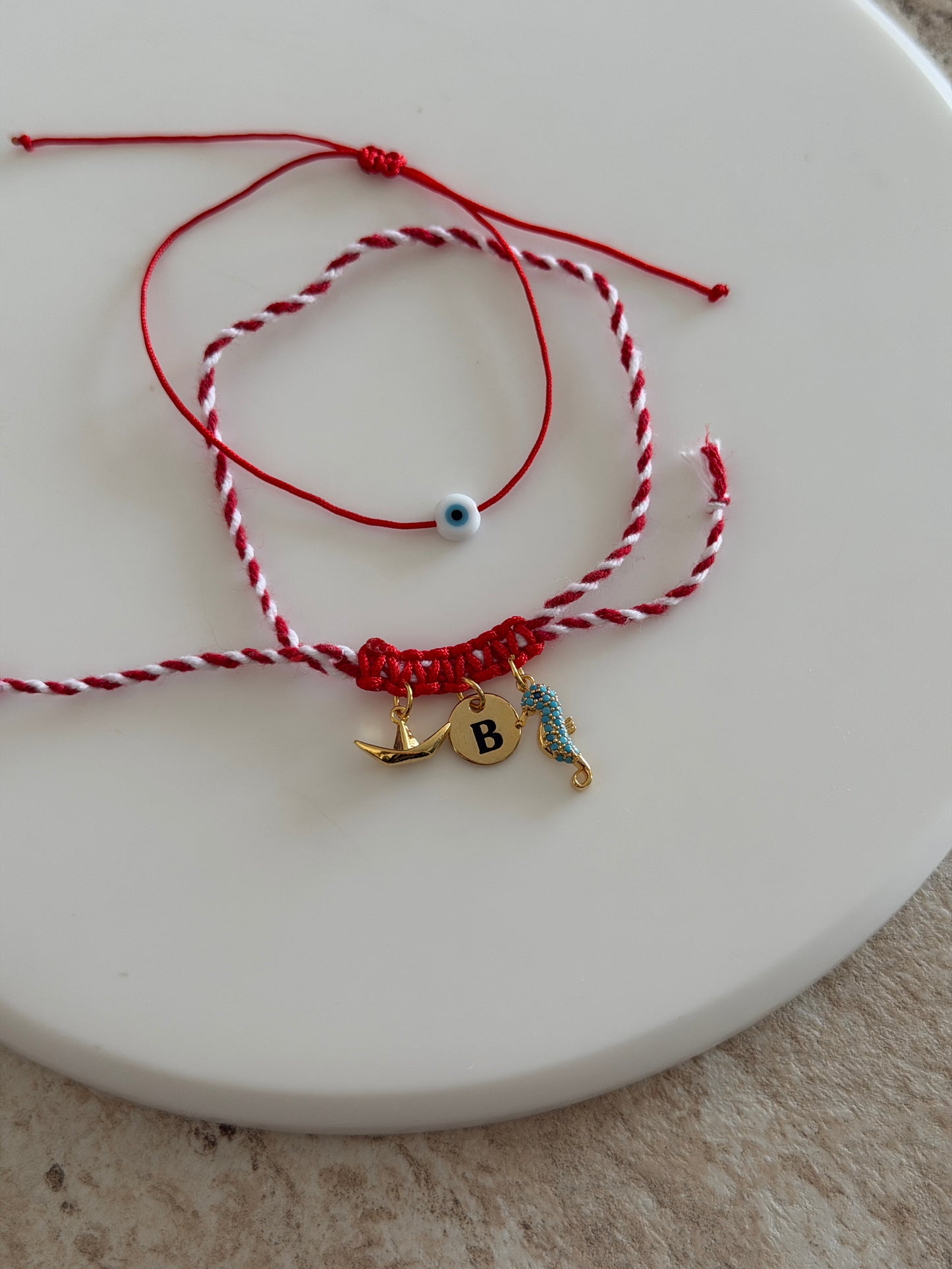 Kişiye Özel Marteniçka Bileklik (Deniz/Yaz)