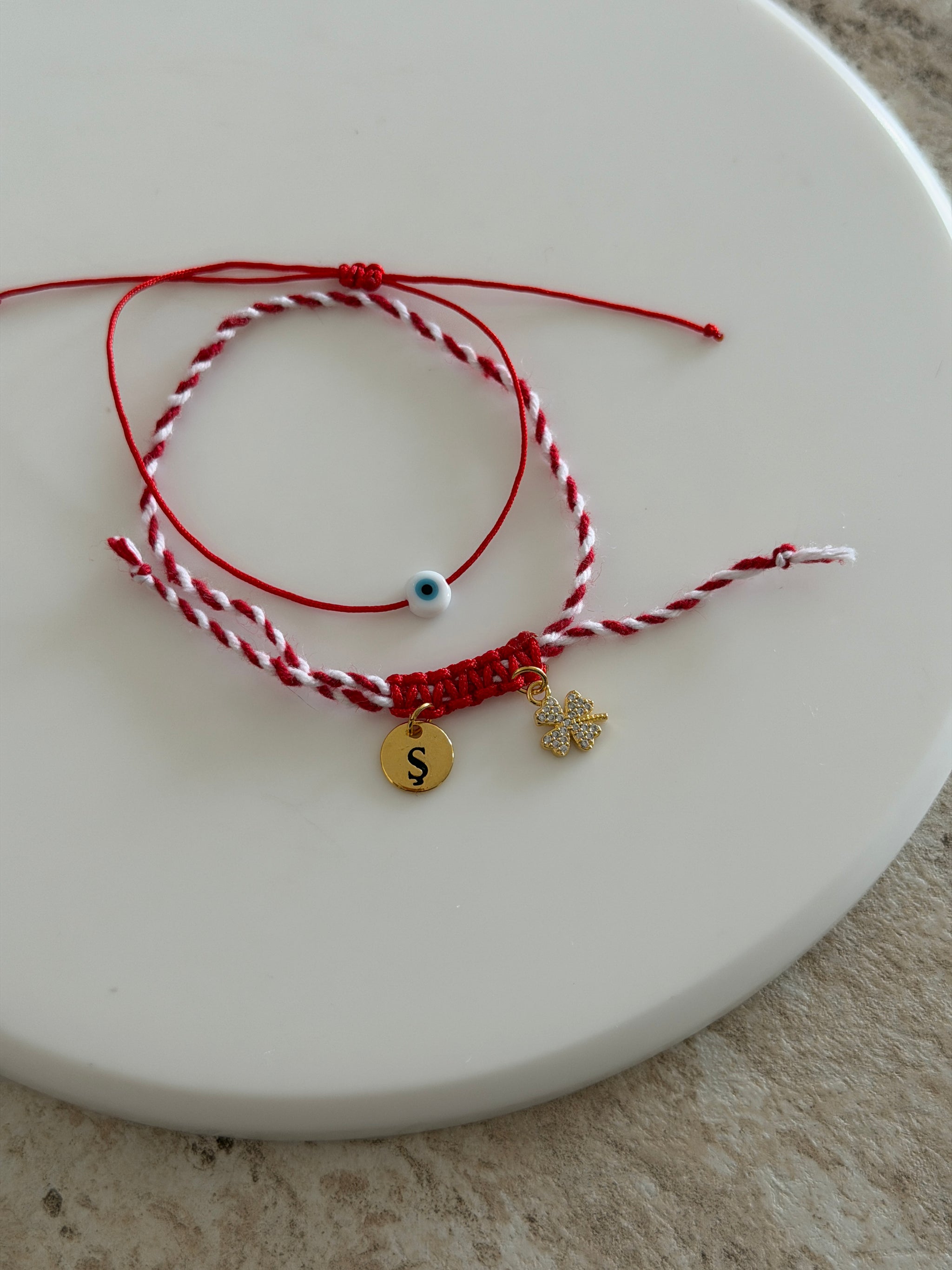 Kişiye Özel Marteniçka Bileklik (Yonca&Şans)