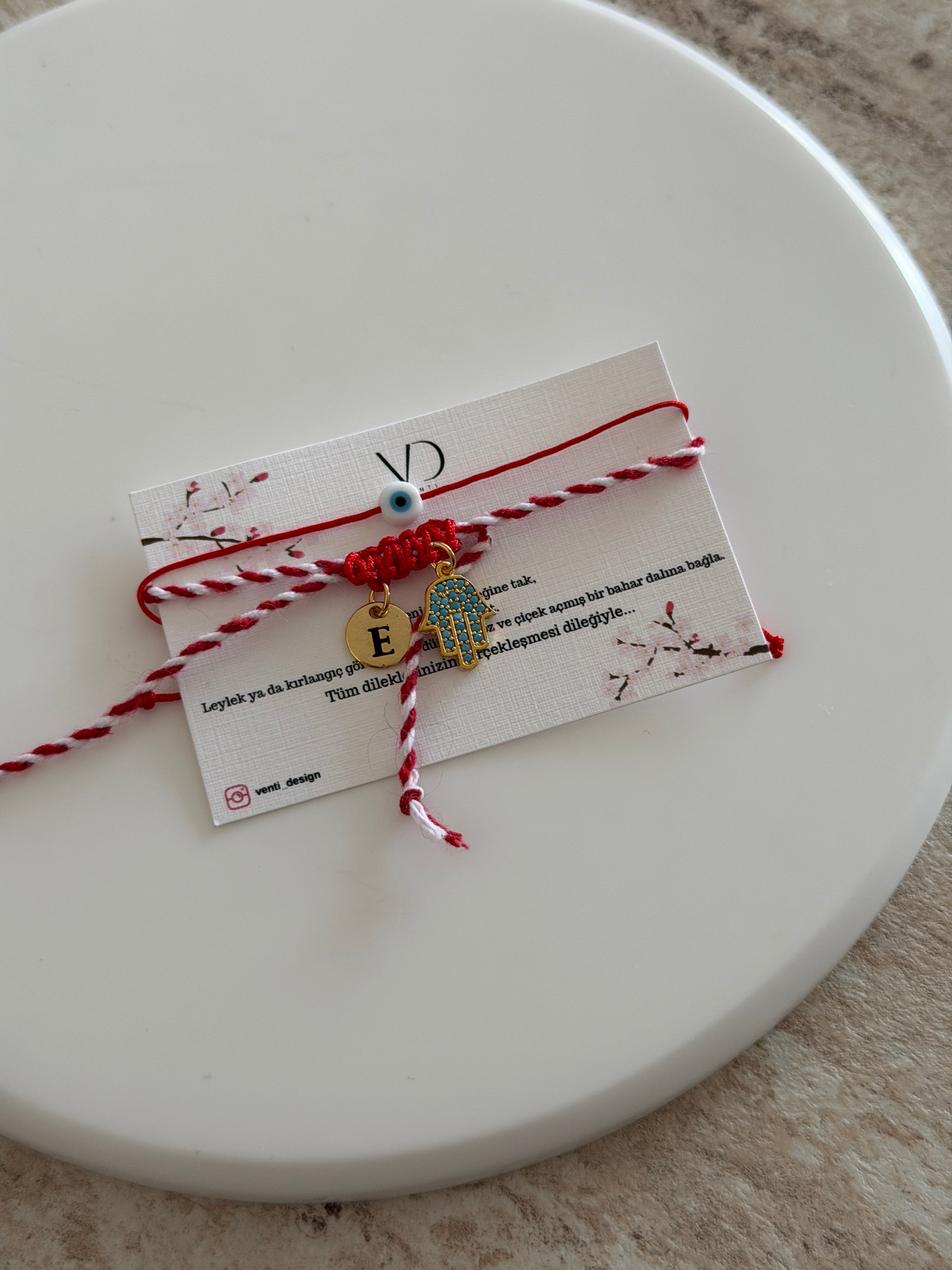 Kişiye Özel Marteniçka Bileklik (Mavi Fatma Ana Eli)