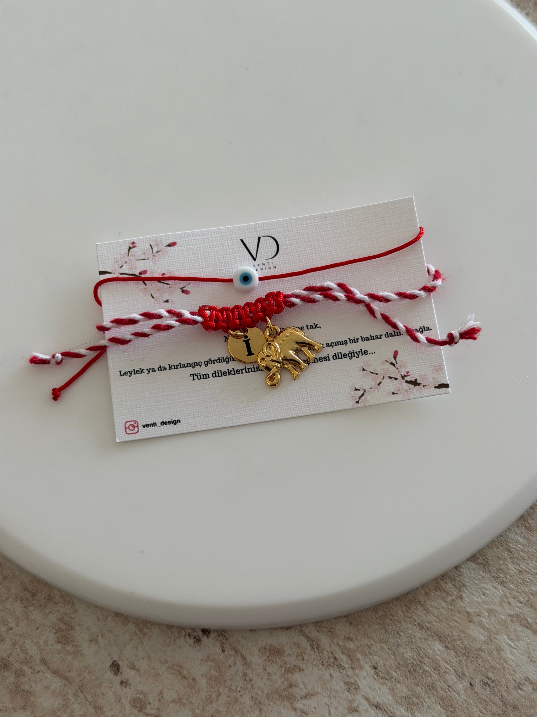 Kişiye Özel Marteniçka Bileklik (Fil/Bereket)