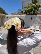 Ayçiçeği Örgü Bandana