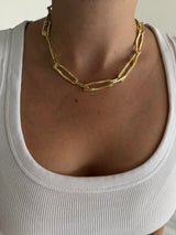 Gold Parça Choker Kadın Kolye
