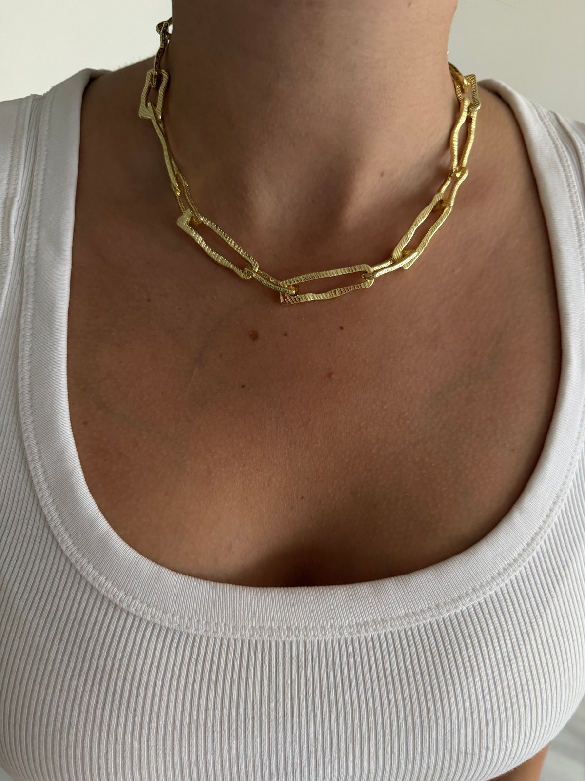 Gold Parça Choker Kadın Kolye