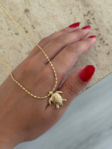 Caretta 14K Altın Kadın Kolye - 55 cm