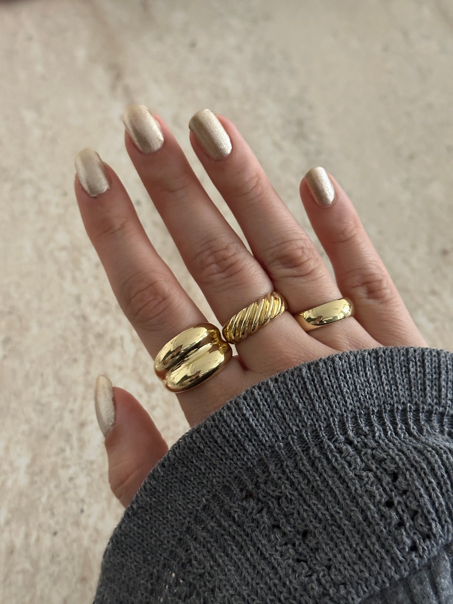 Vintage Pinterest Kadın Yüzük Set (3'Lü Set)