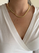 Petek Choker Gold Kadın Kolye