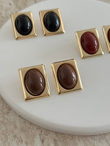 Kare Pinterest Renkli Kadın Küpe