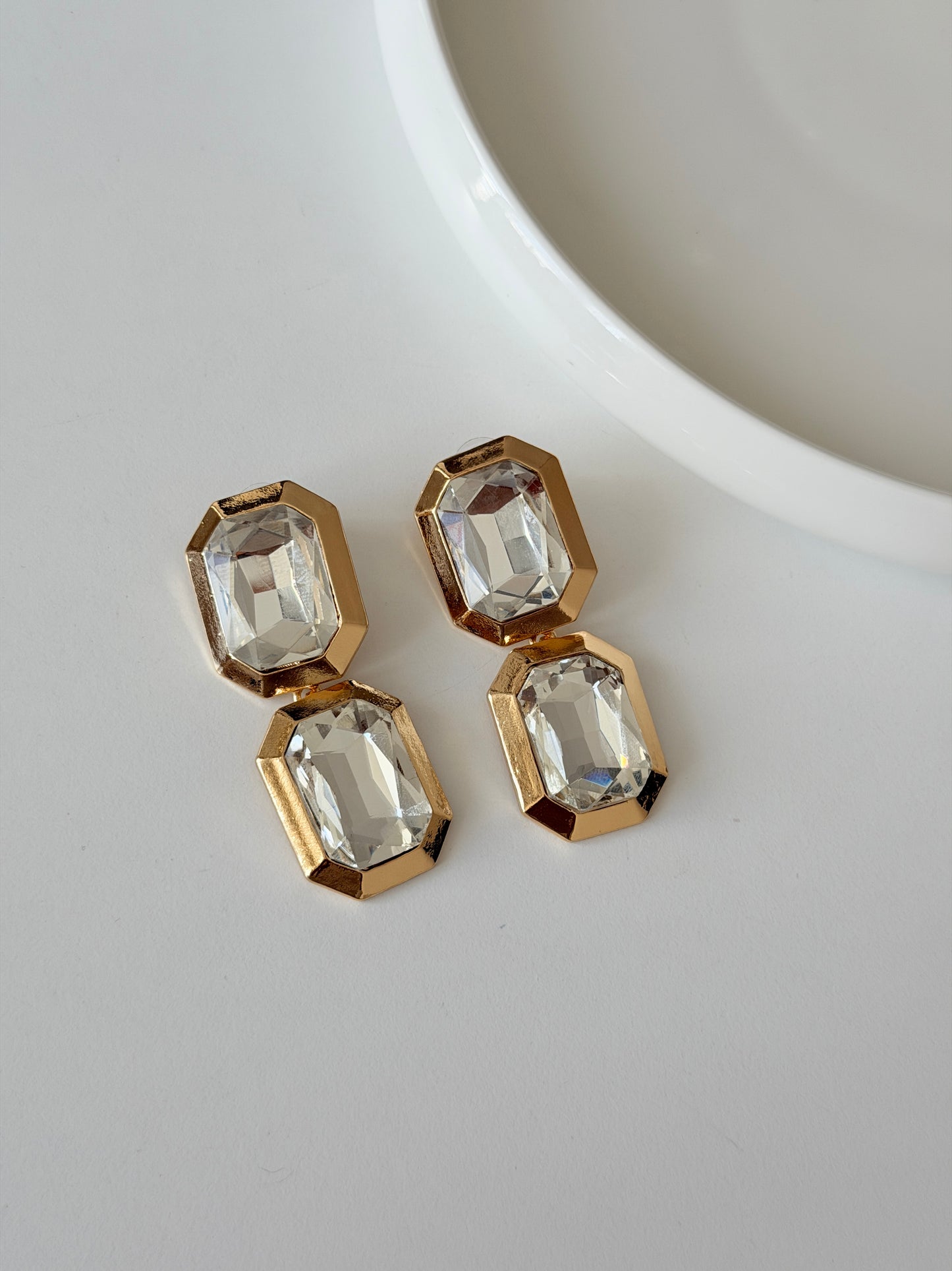 Markiz Baget Sarkıntılı Gold Kadın Küpe