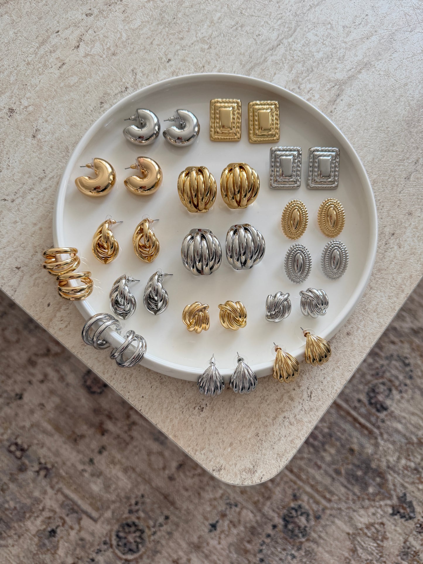 Gold Basic Kadın Küpe