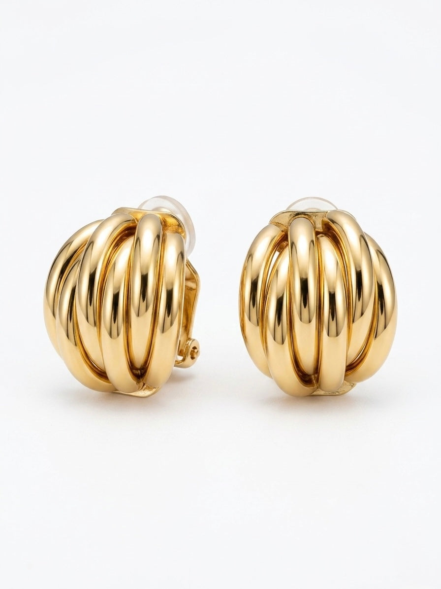 Gold Basic Kadın Küpe