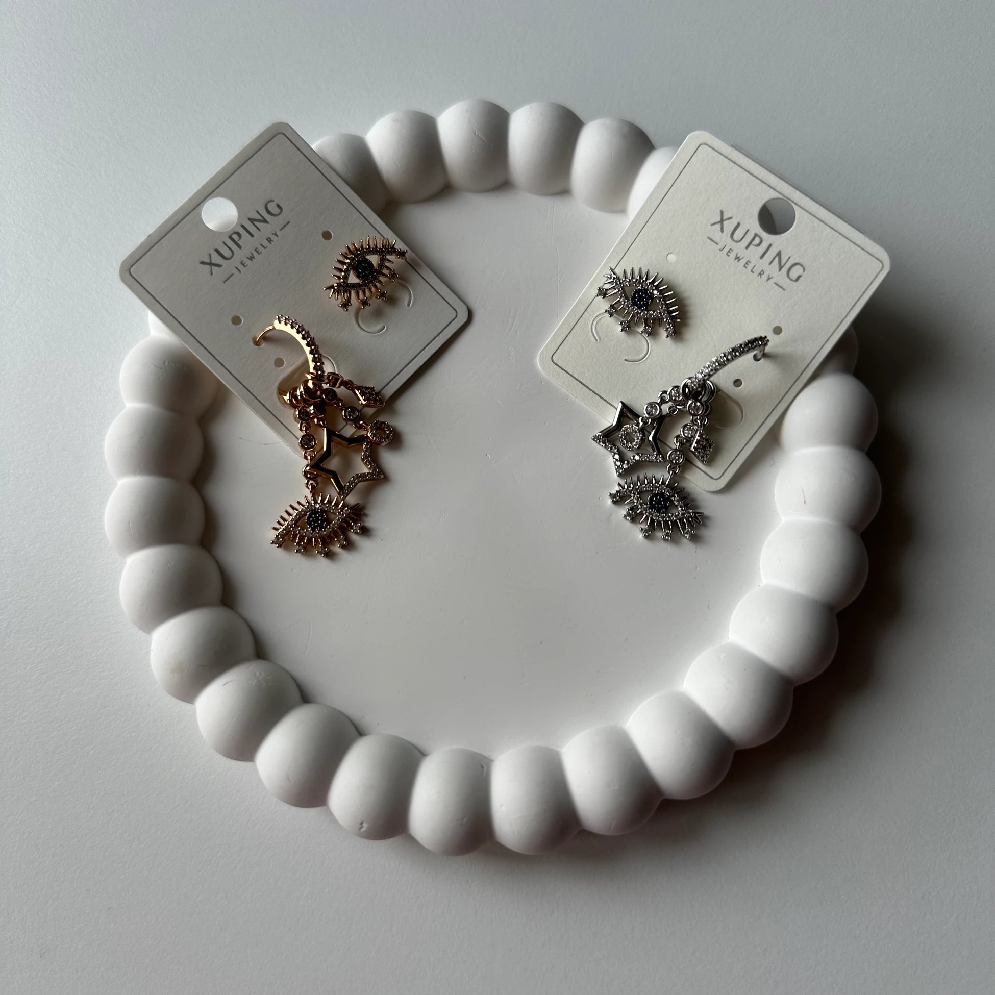 Göz Sarkıntılı Küpe (gold)