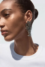 Gümüş Taş Istakoz Kadın Küpe