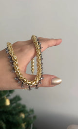 Gümüş Taş Tasarım Zincir Kadın Kolye