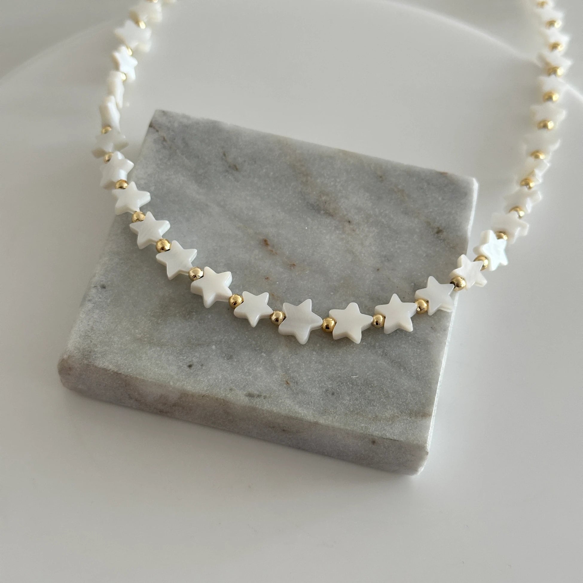 Sedefli Yıldız Kadın Kolye