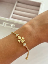 VIP Altın Kaplama Yonca Kadın Bileklik