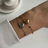 Mini Kalp New York Çelik Bileklik