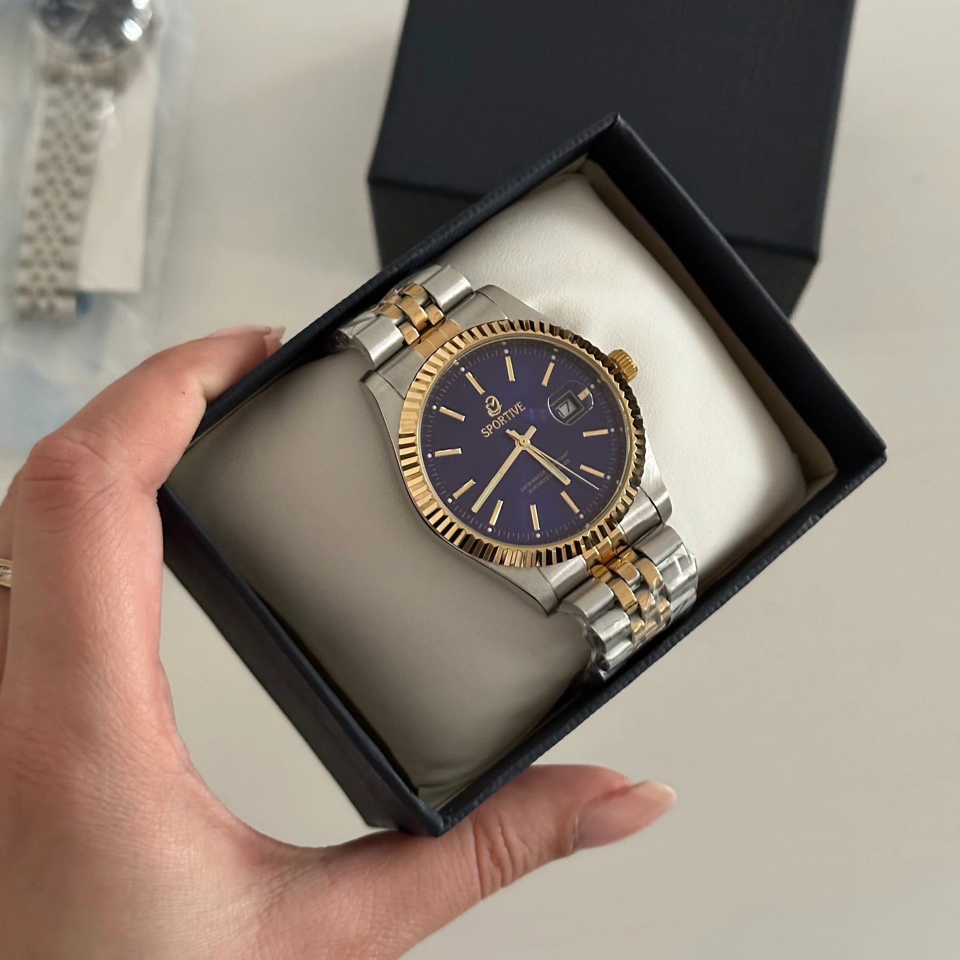 Lacivert Aura Erkek Saat / 40 MM