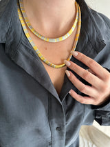 İkili Gold Gümüş Kordon Kadın Kolye