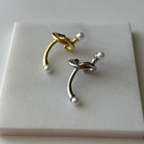 Düğüm İnci Earcuff Küpe