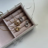 Zirkon Taş Harf Kadın Kolye (silver)