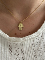 Fatma Ana Eli Harf Kolye (925 ayar gümüş)