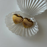 Pembe Tırtık Çelik Küpe