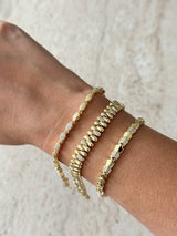 Yılan Kabuk Tasarım Zirkon Taş Kadın Bileklik