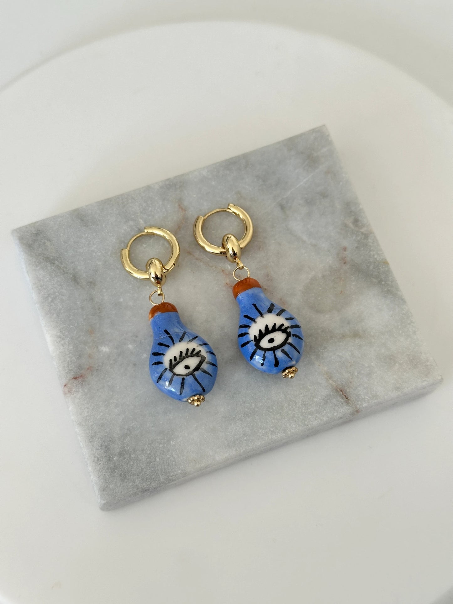 Göz Seramik Kadın Küpe