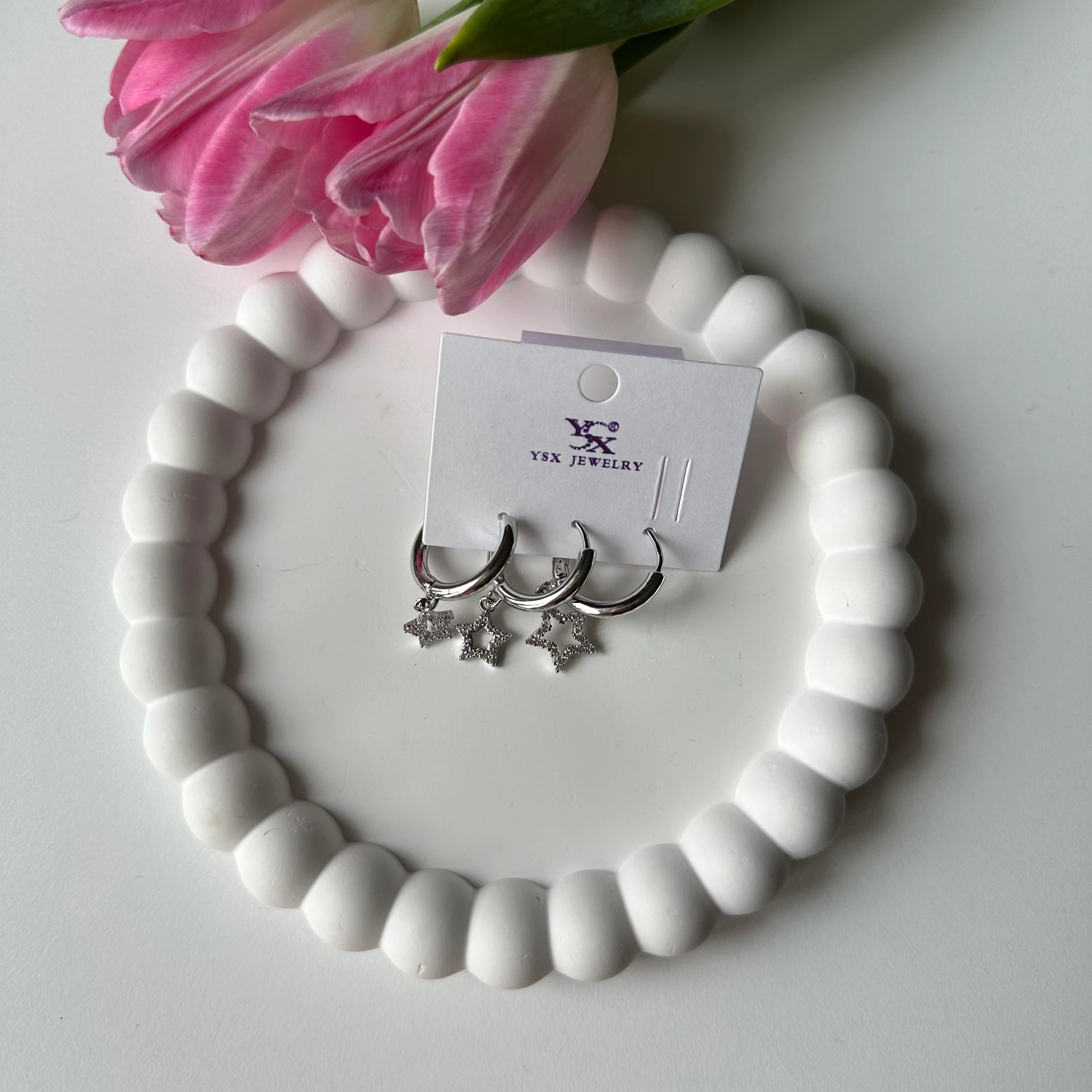 Mini Yıldız Set Küpe