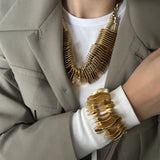 Boncuklu Parçalı Bileklik