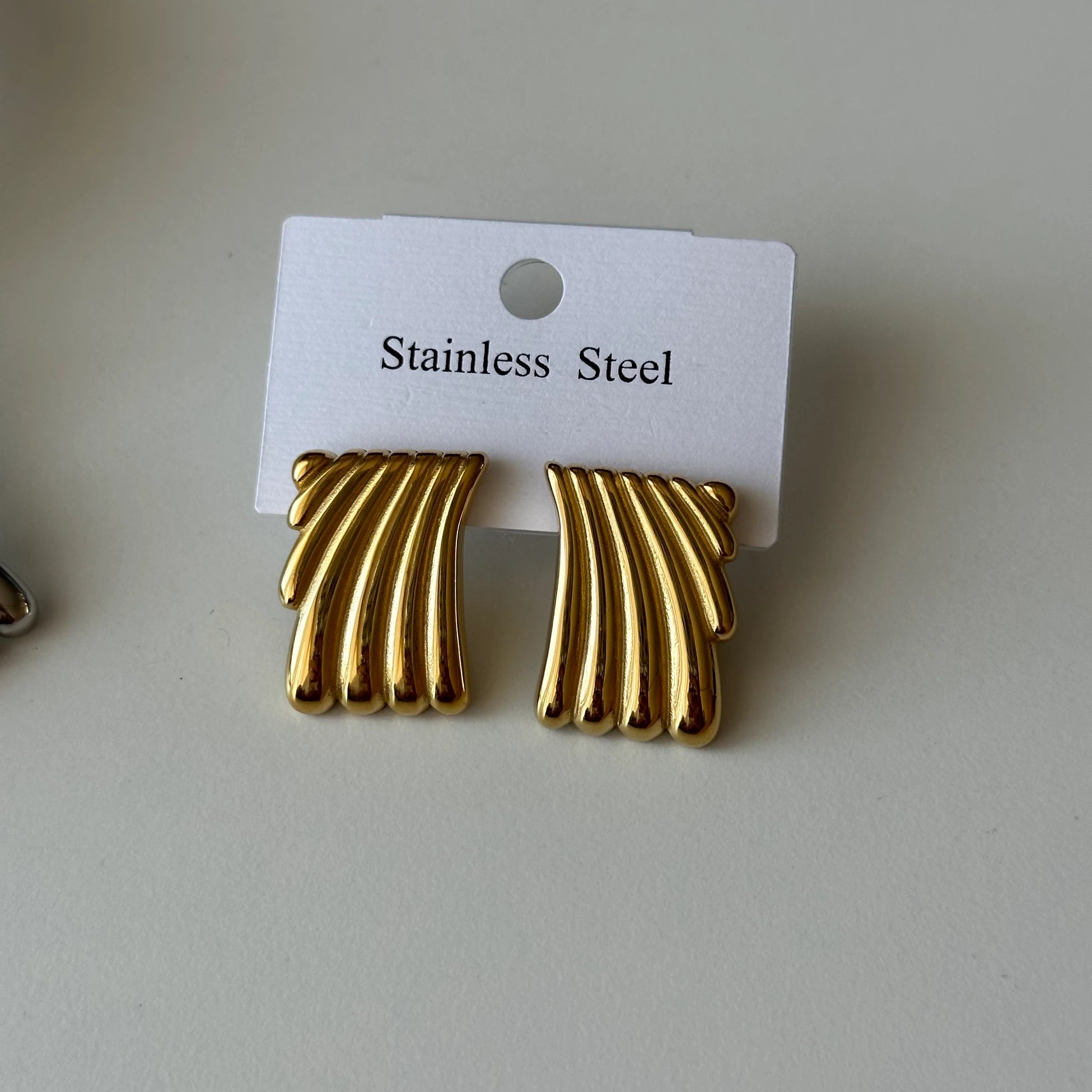 Hailey Baget Çelik Küpe