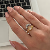 Güneş & Ay İkili Yüzük