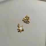 Sedefli Yıldız Çelik Kadın Küpe