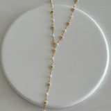 Papatya İnci Y Dekolte Kolye