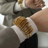 Boncuklu Parçalı Bileklik