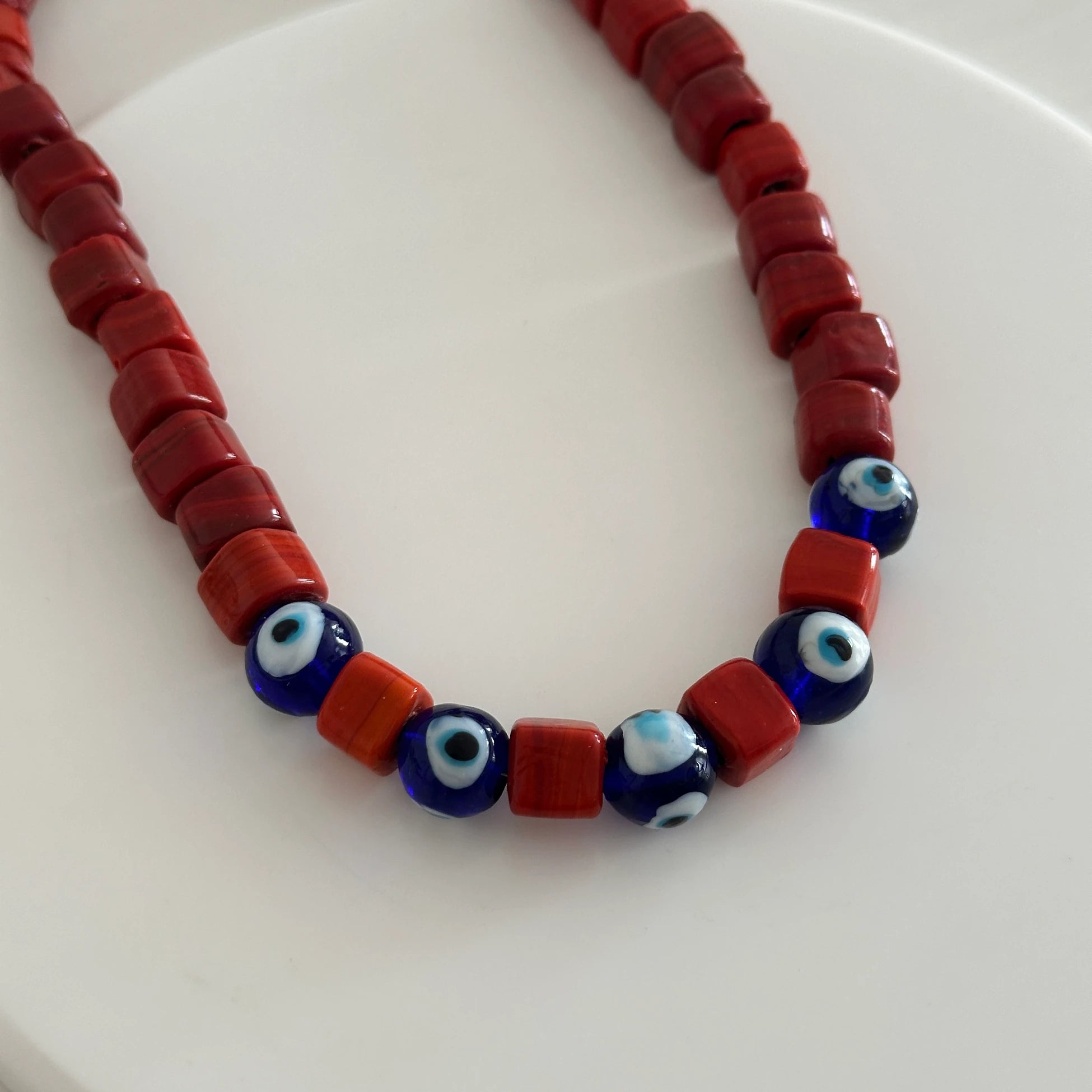 Çoklu Nazar Bodrum Boncuk Kolye