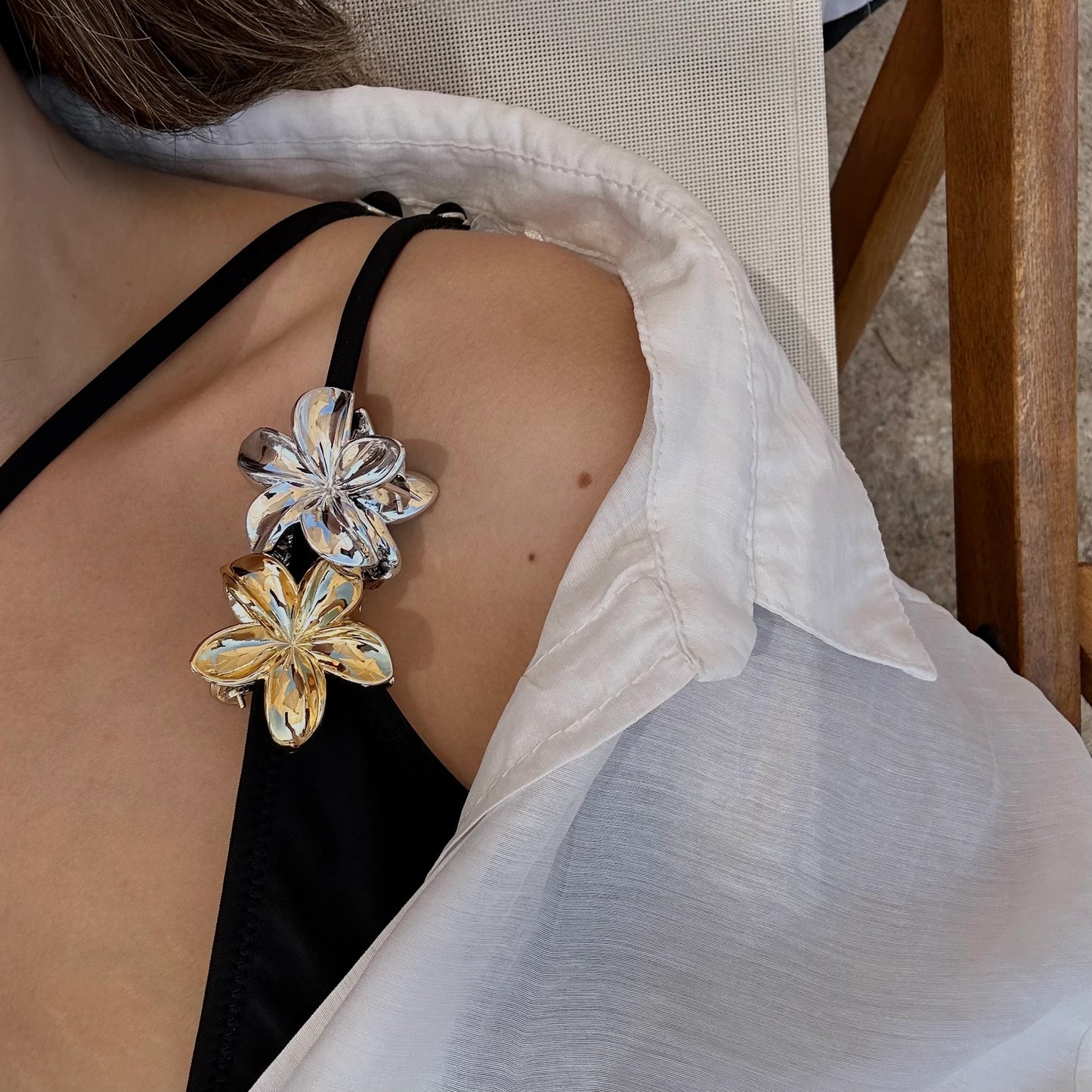 Mini Boy Gold&Gümüş Aloha Kadın Toka