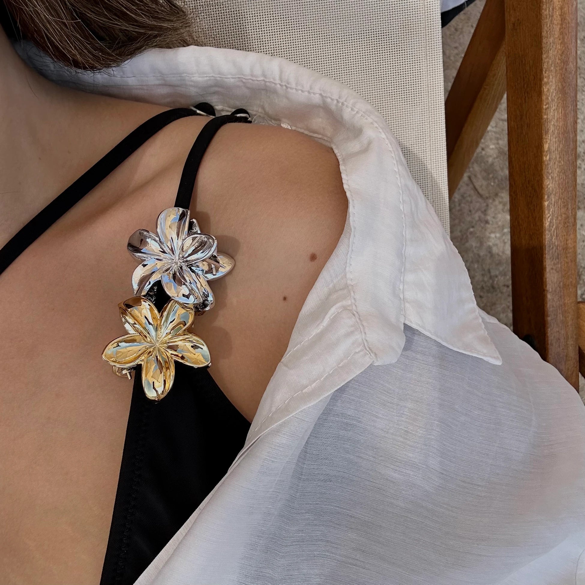 Mini Boy Gold&Gümüş Aloha Kadın Toka