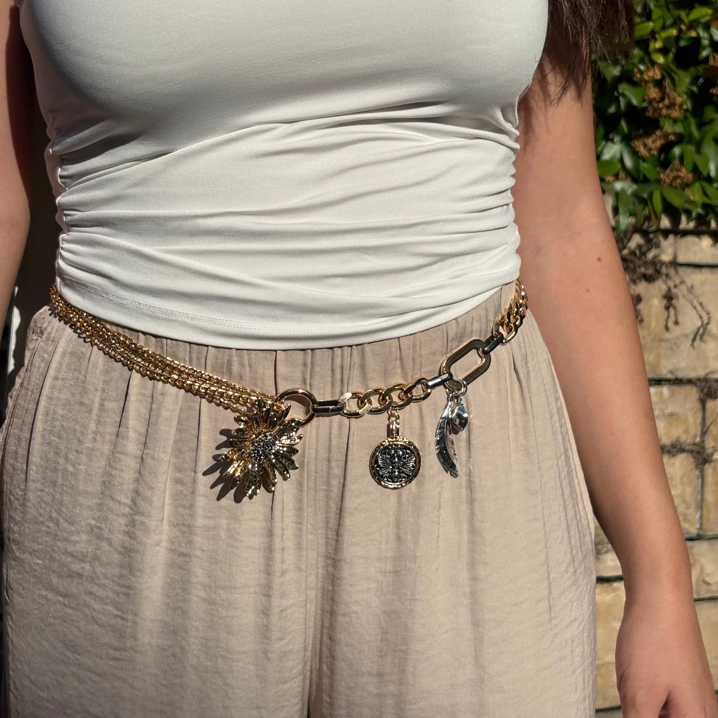 ZR Gold Gümüş Bel Zinciri