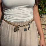 ZR Gold Gümüş Bel Zinciri