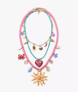 Güneş Üçlü Kadın Kolye