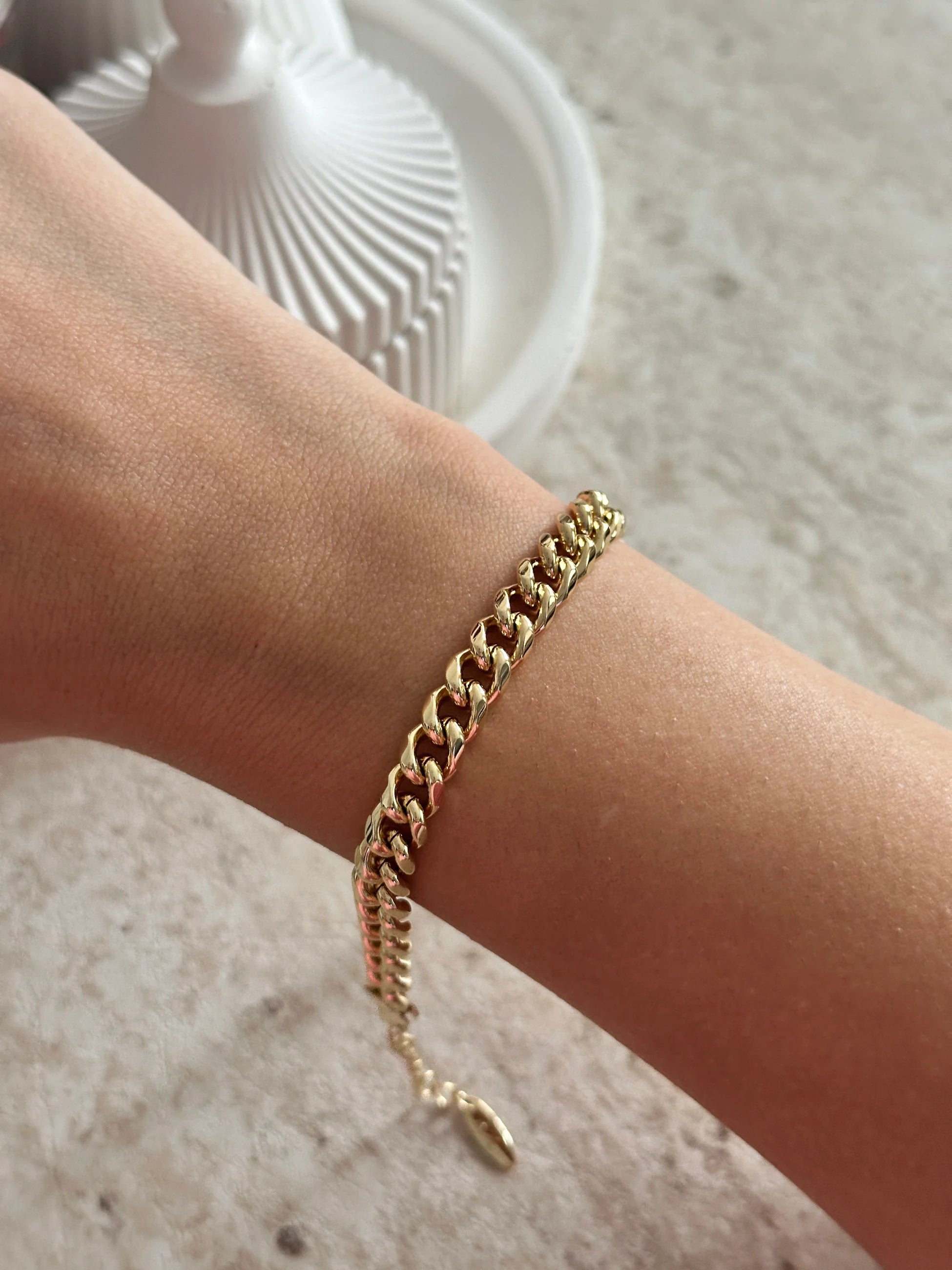 14K Zincir Kadın Bileklik