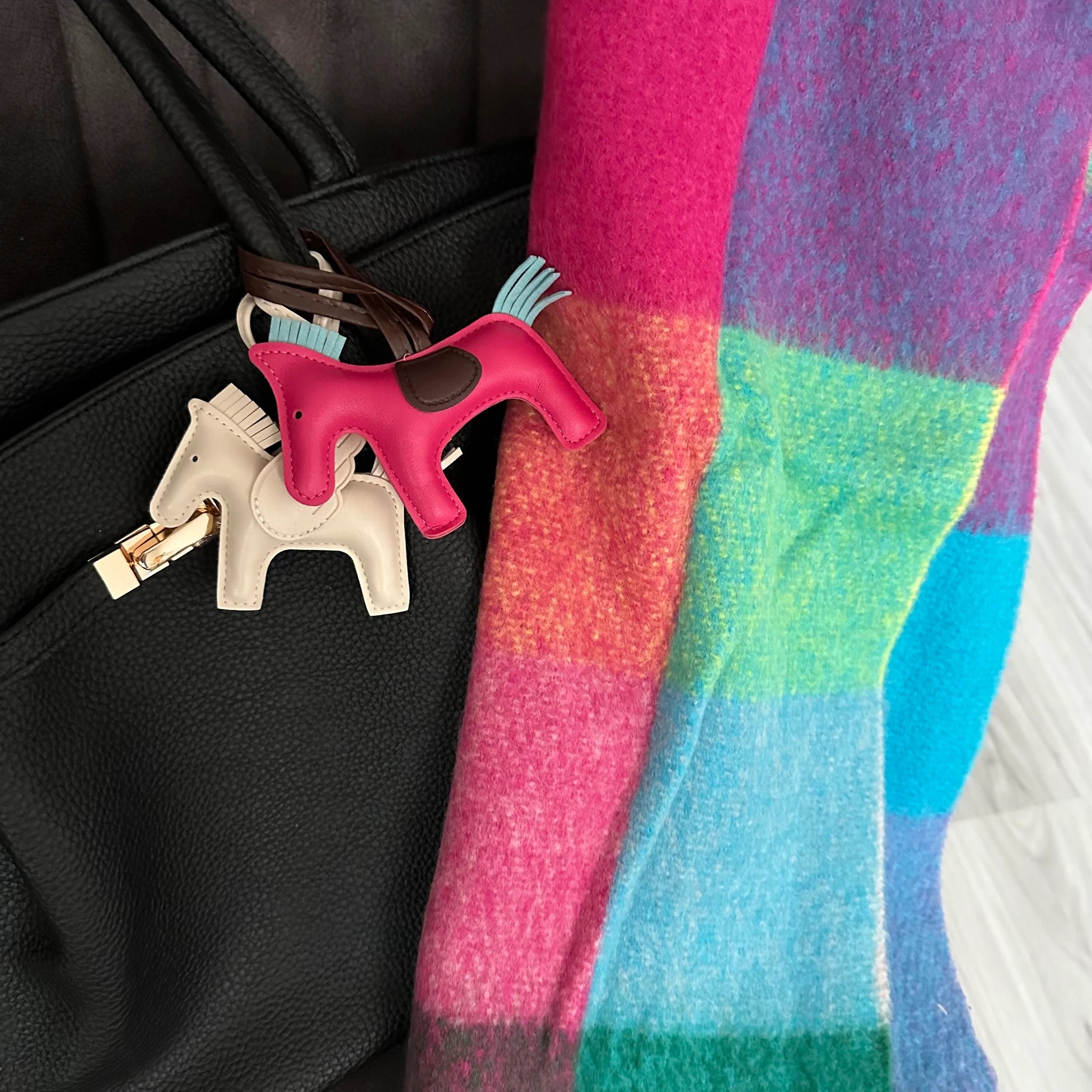 Renkli Pinterest Kadın Şal Atkı