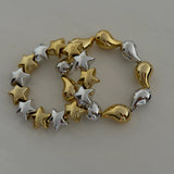 Yıldız Mix Boncuk Elastik Bileklik