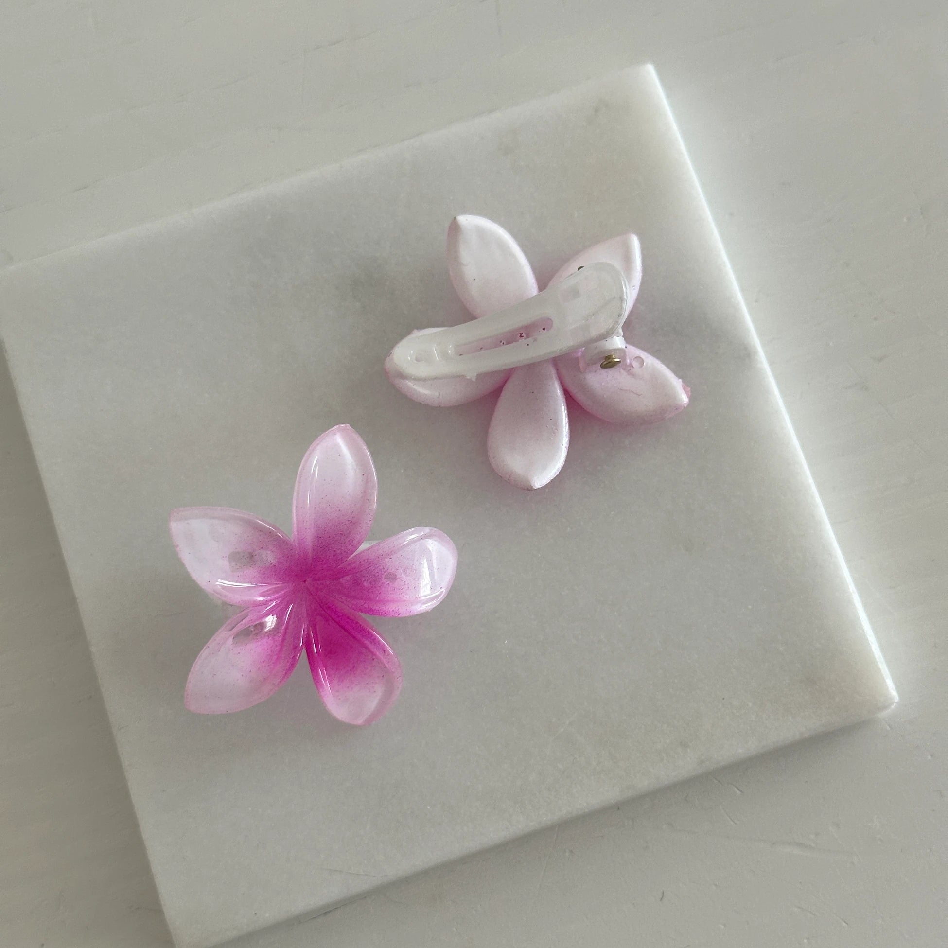 İkili Mini Mandal Aloha Toka (pembe)