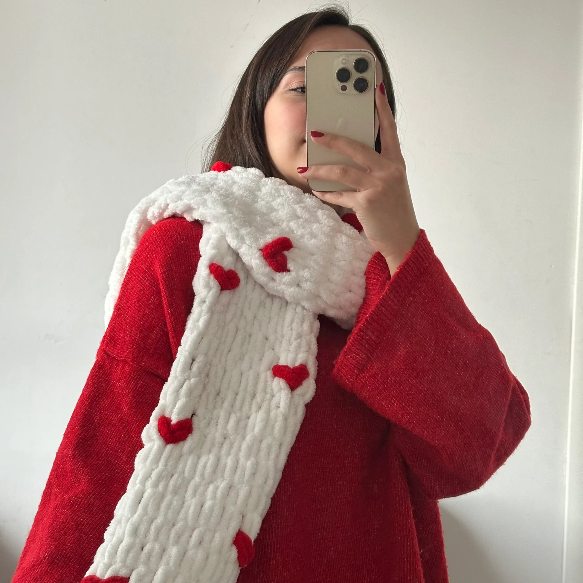 Kalp Pinterest Kadın Atkı