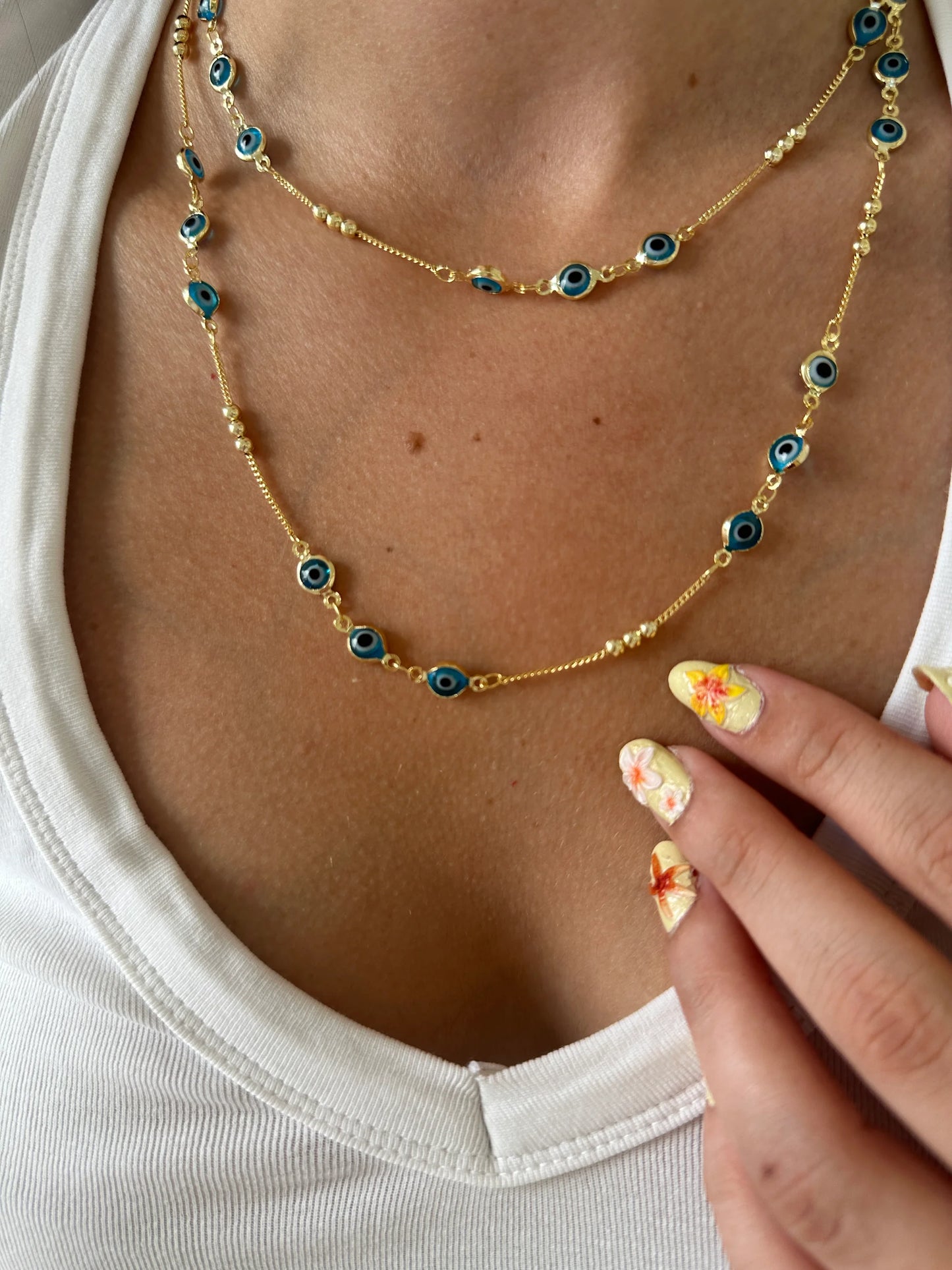 Nazar Kadın Kolye (90 cm)